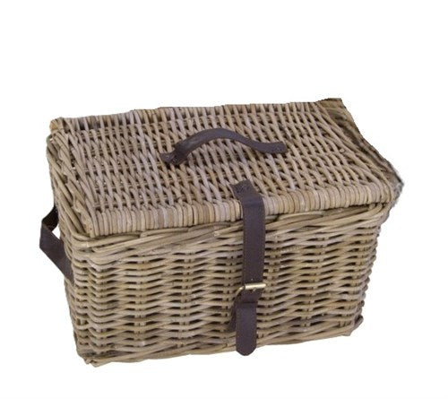 Dr flet v-ager kurv l grå med låg 43x33x23