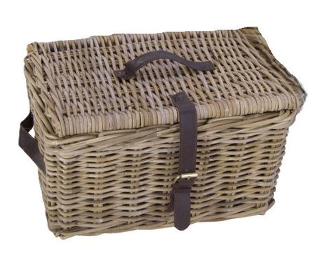 Dr wicker v-ager kurv xl grå med låg 50x40x30