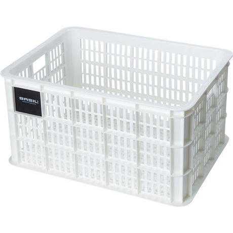 Basil PVC Krat Groot 40L White 21162 LYS HVID