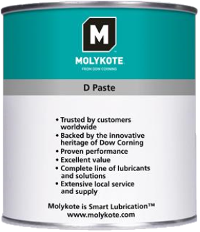 Molykote d hvid monteringspasta 1 kg (dåse)