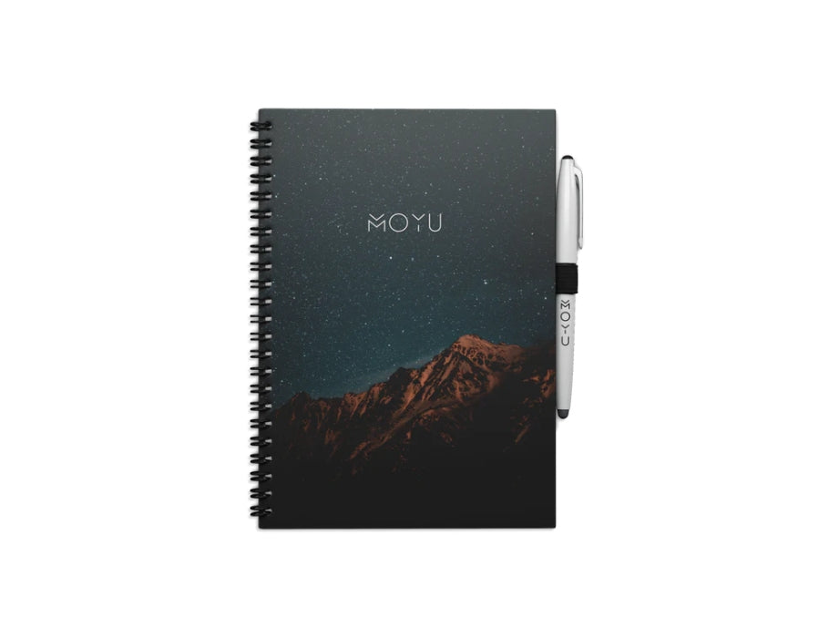 Moyu sletbar notesbog - hardcover a5 - midnatsbjerg