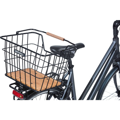 Basil cykelkurv nordland mik 23 liter 23 x 33 x 19 cm for og/eller bag sort brun