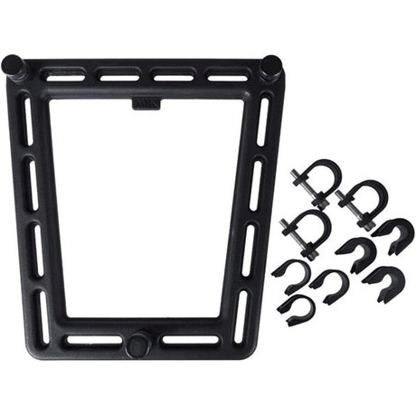 Mik side - rammeadapter - sort