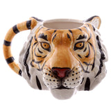Tigerformet krus i keramik