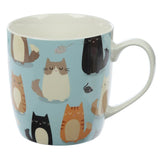 Feline kattekrus i porcelæn