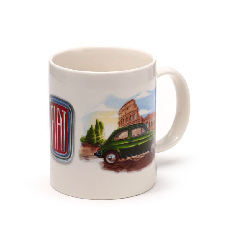 Fiat 500 Rome Riviera porcelænskrus