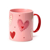 Amore hearts porcelæn krus