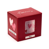 Amore hearts porcelæn krus