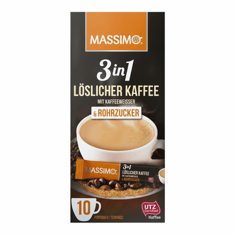 Massimo 3-i-1 cafe rohrzucker (16x 170g)