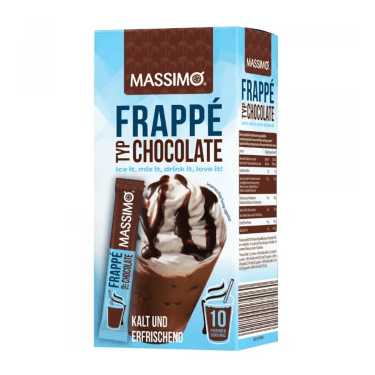 Massimo frappe chokolade (16x 250gr)
