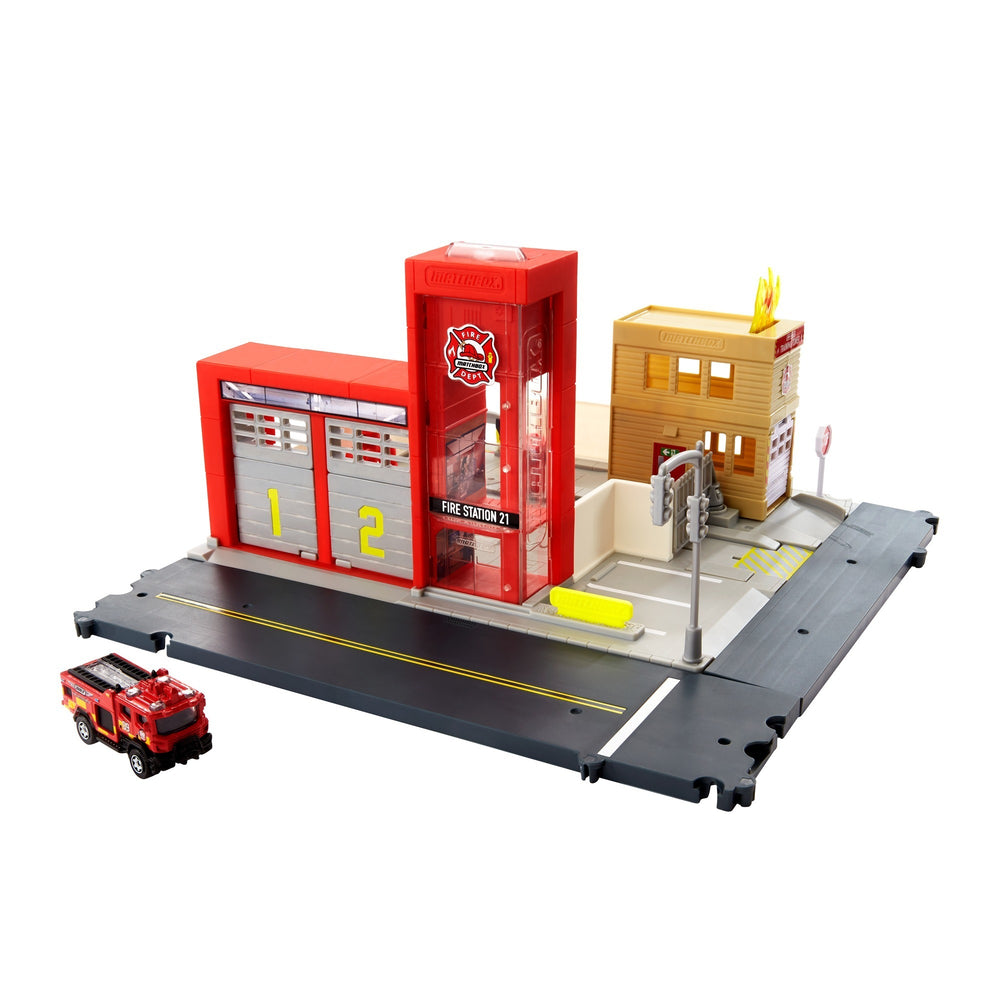 Matchbox Matchbox Action Drivers Fire Department Rescue Speel Set