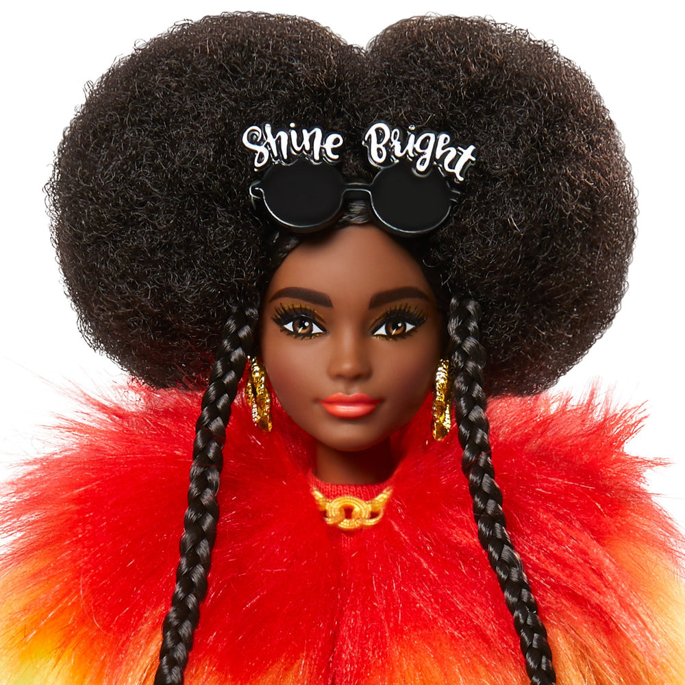Mattel ekstra dukke 1 regnbue frakke med puddel