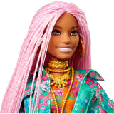 Mattel Extra Doll 10 blomsterprintjakke med DJ Mouse