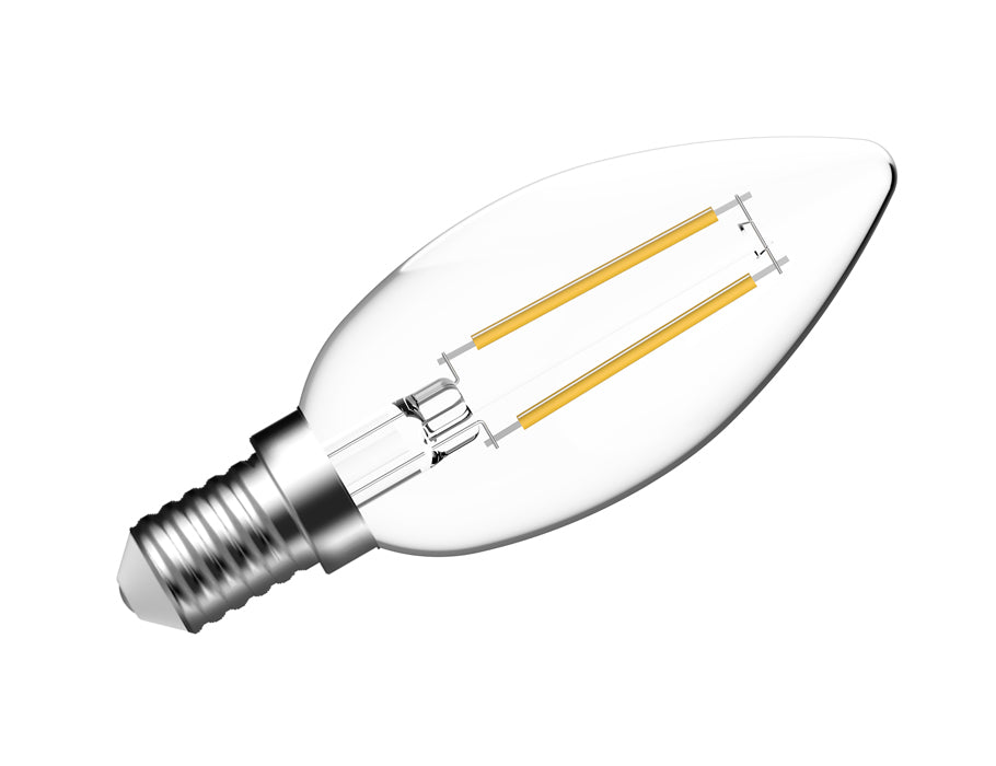 Megaman LED lampe - e14 - 470 lm - stearinlys - klar