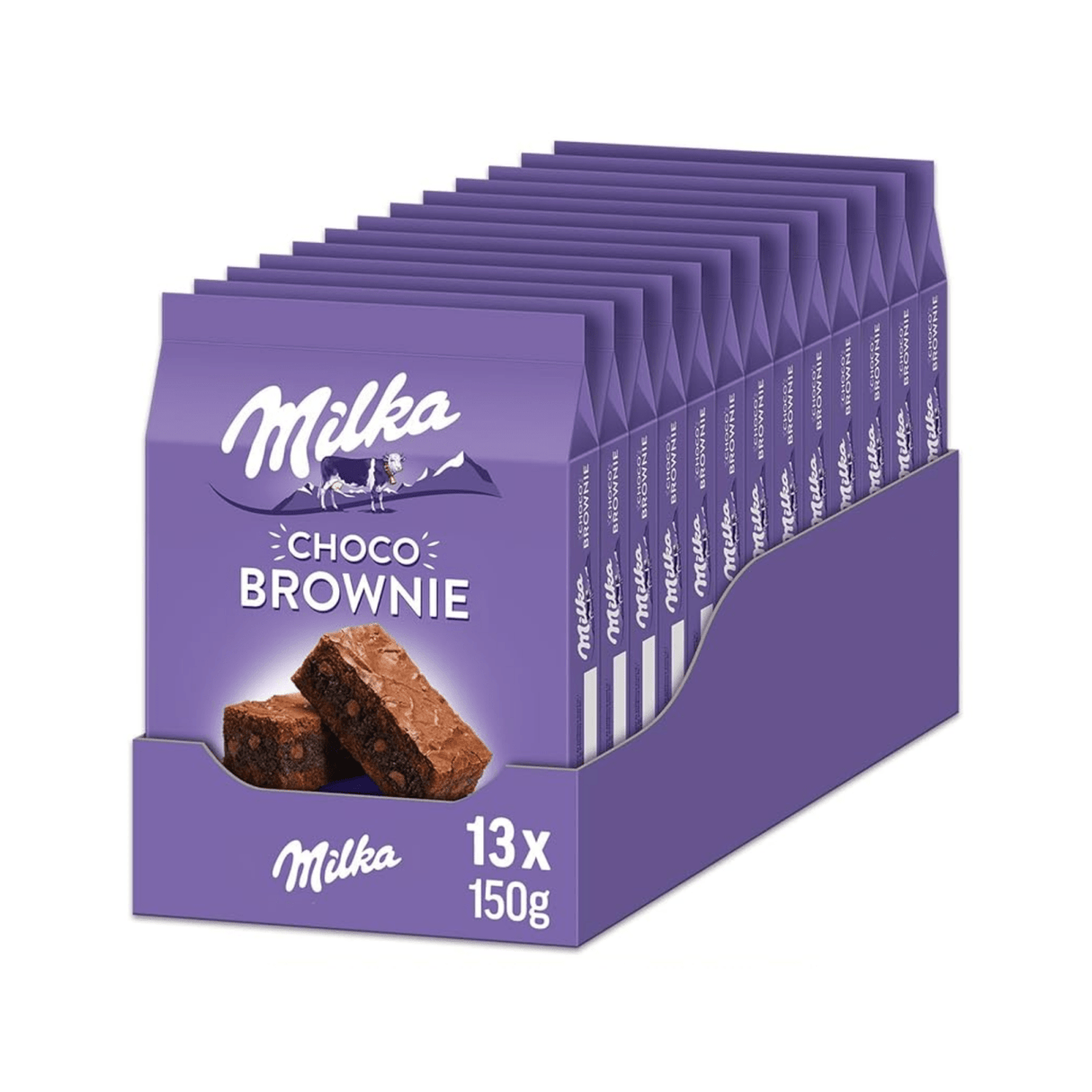 Milka chokolade brownie (13x 150gr)