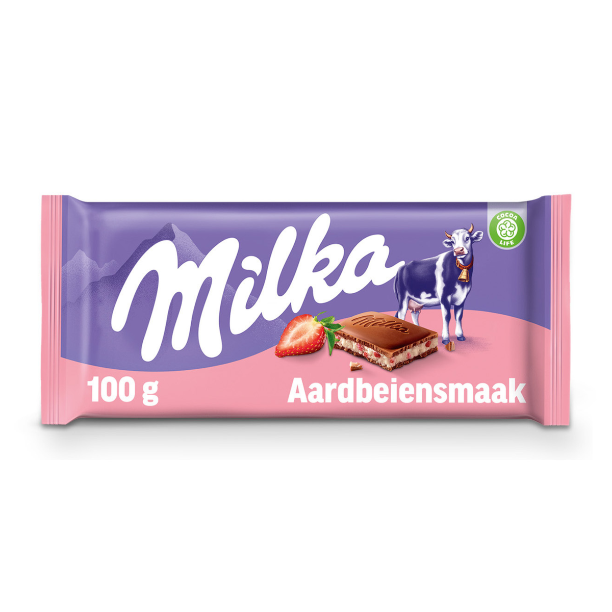 Milka jordbæryoghurt tablet (22x 100gr)