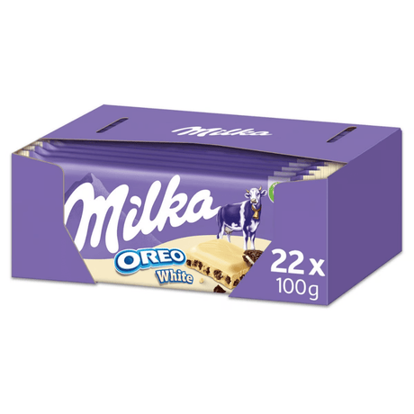 Milka tablet oreo hvid (22x 100gr)