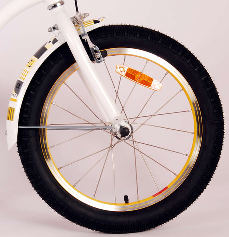 Volare Miracle Cruiser Children's Bicycle - Girls - 18 Inch - White - Prime Collection