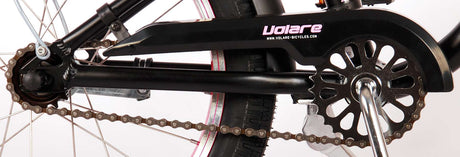 Volare Miracle Cruiser Children's Bicycle - Girls - 18 Inch - Matt Black - Prime Collection