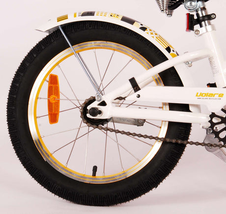 Volare Miracle Cruiser Children's Bicycle - Girls - 16 Inch - White - Prime Collection