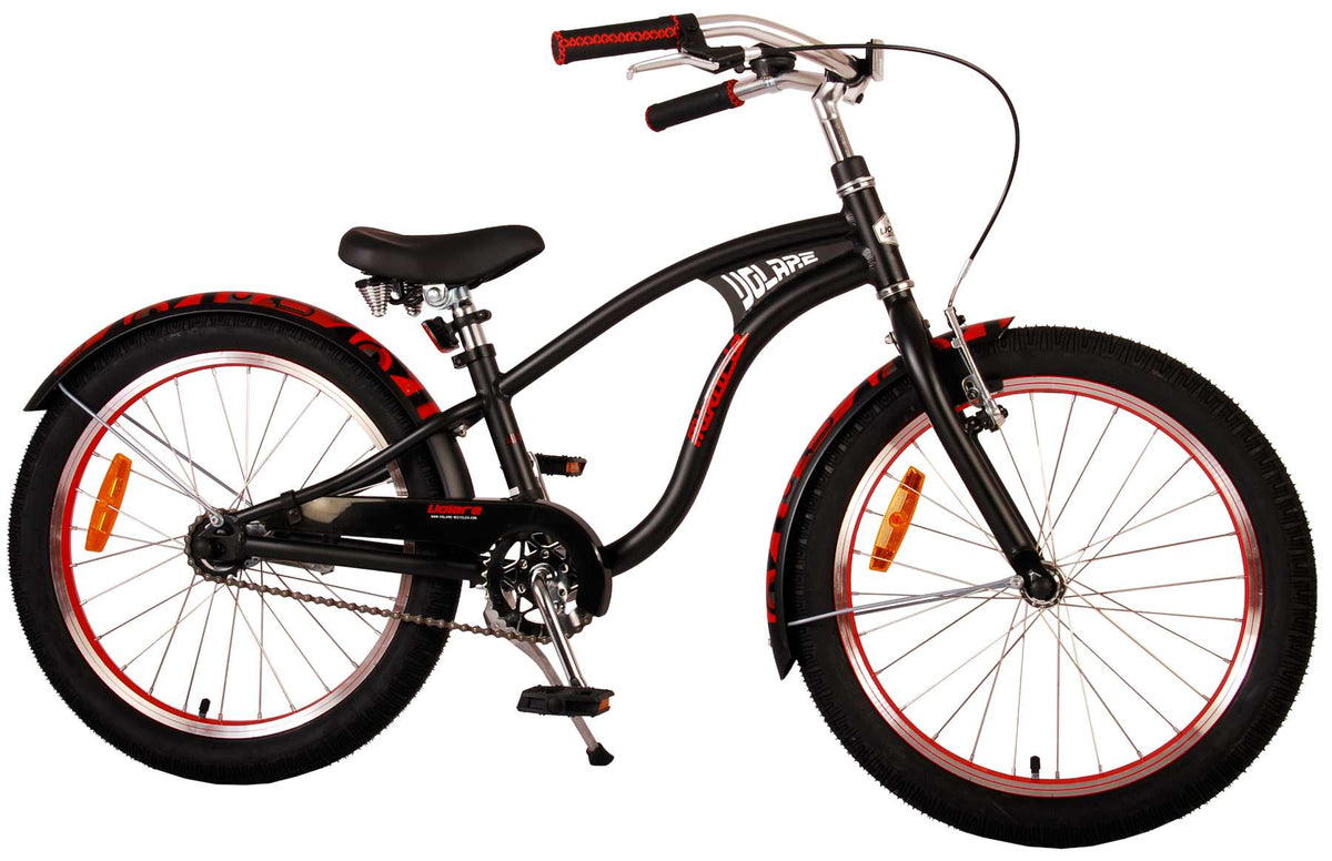 Volare Miracle Cruiser Børnecykeldrenge 20 tommer Matt Black Prime Collection