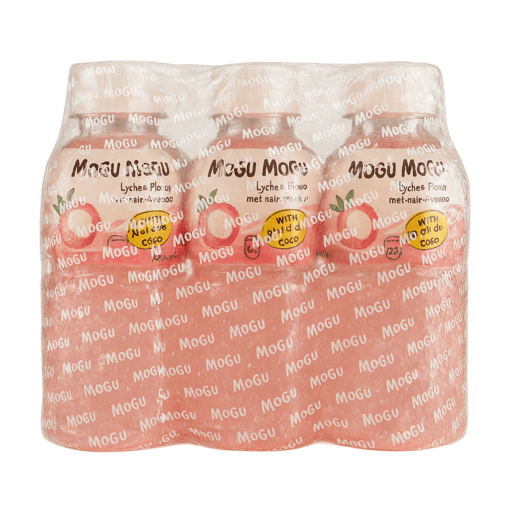 Mogu mogu litchiflaske (6x 320ml)