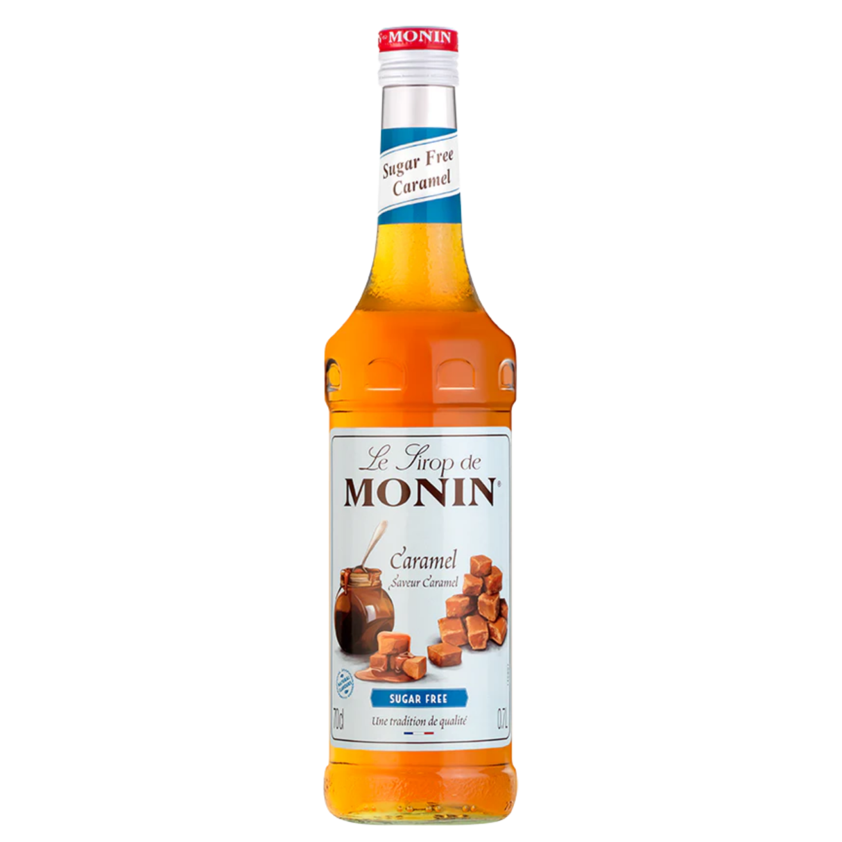 Monin sirup karamel sukkerfri (70cl).