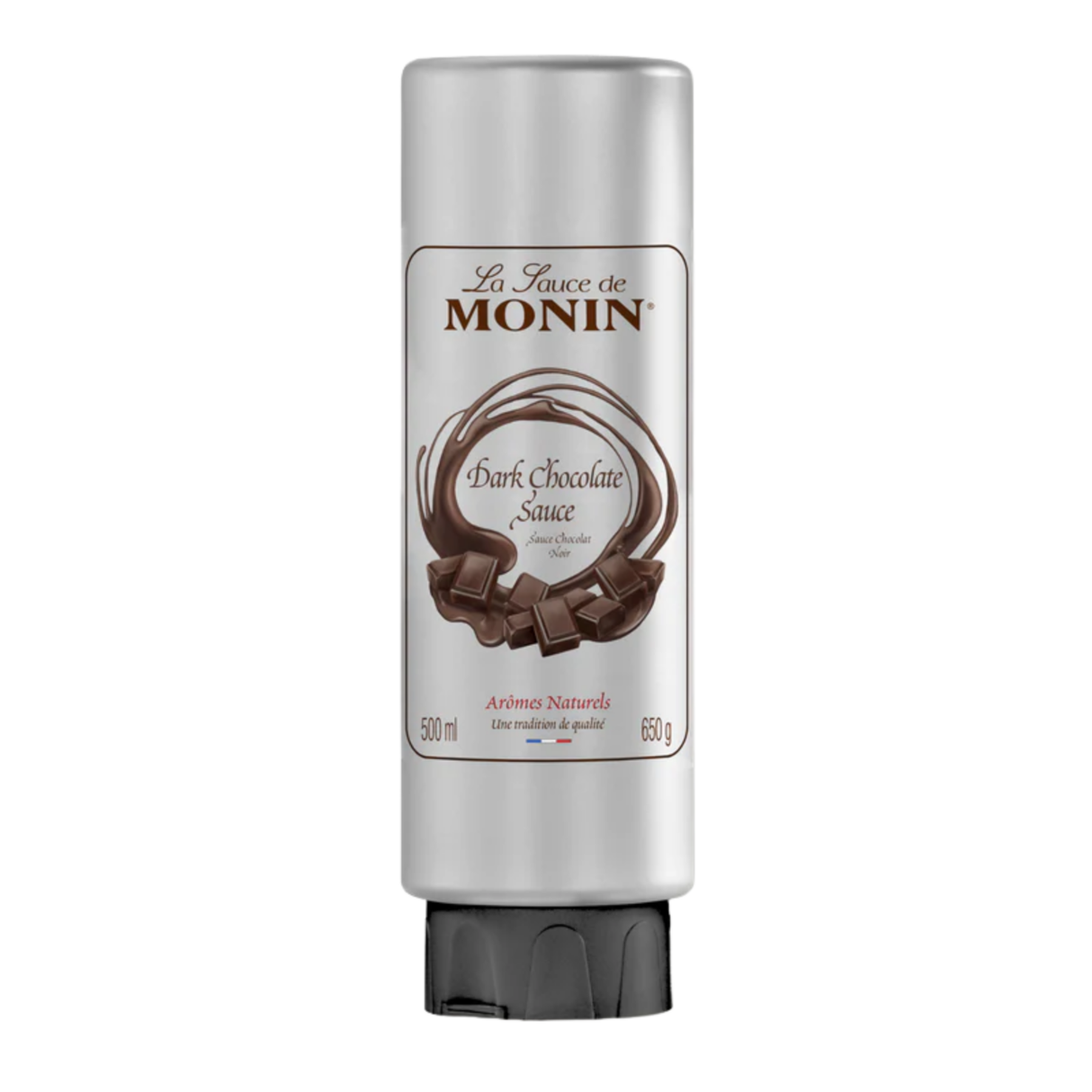 Monin topping mørk chokolade (500 ml)