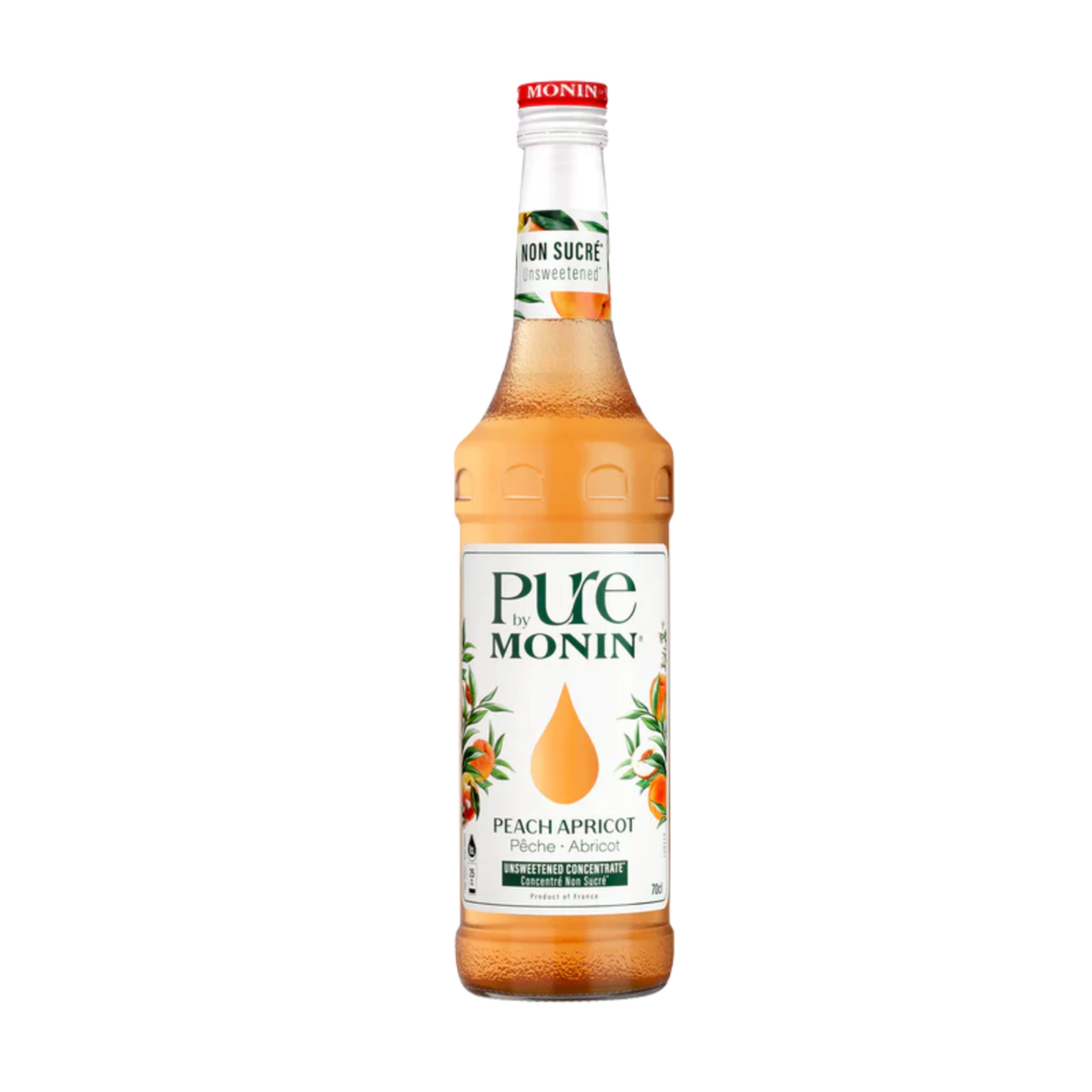 Monin sirup ren fersken abrikos (700 ml)
