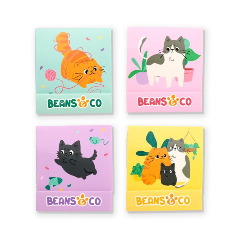 Beans co cats tændstikbog neglefil
