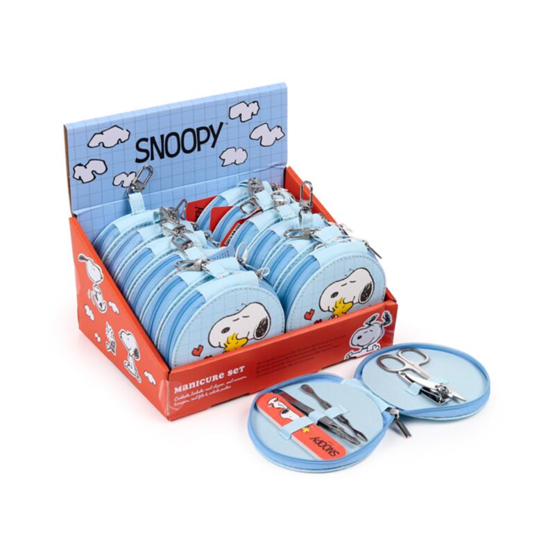 Union peanuts snoopy woodstock 5-delt manicure sæt