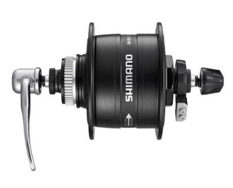 Shimano - Dynamonaaf HD -3D37 3 Watt - 36 huller - Center -Lock - Quick Release - Sort