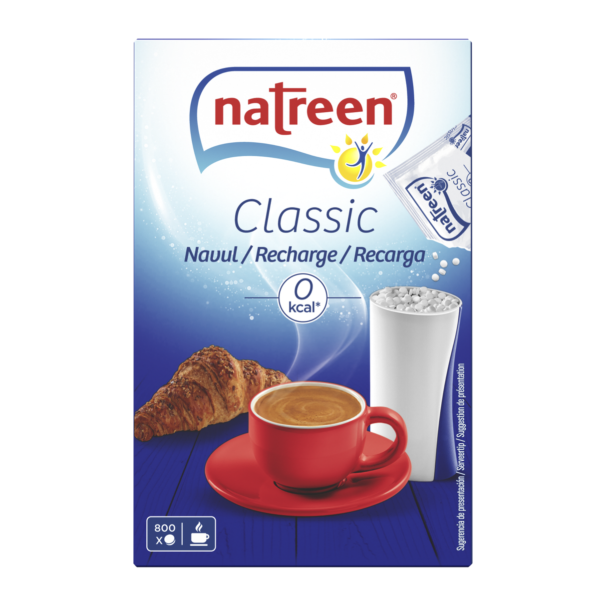 Natreen sødemiddel refill-pakke (800 stk.)