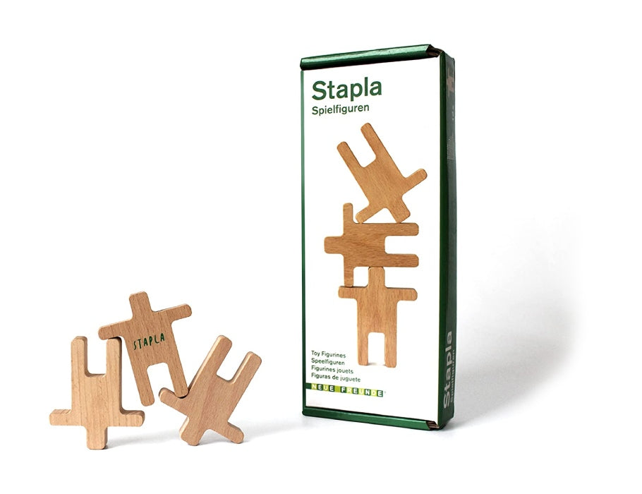 Neue freunde stapla - leg figurer naturlige