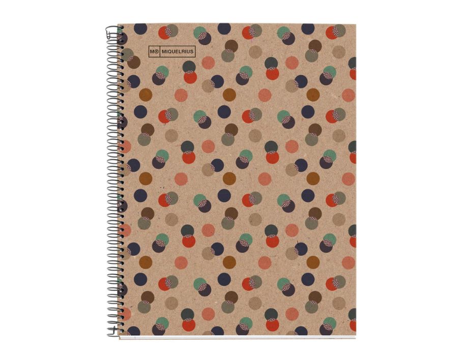 Miquelrius Notebook - Eco Confetti - A4 Blanco - 80 sider