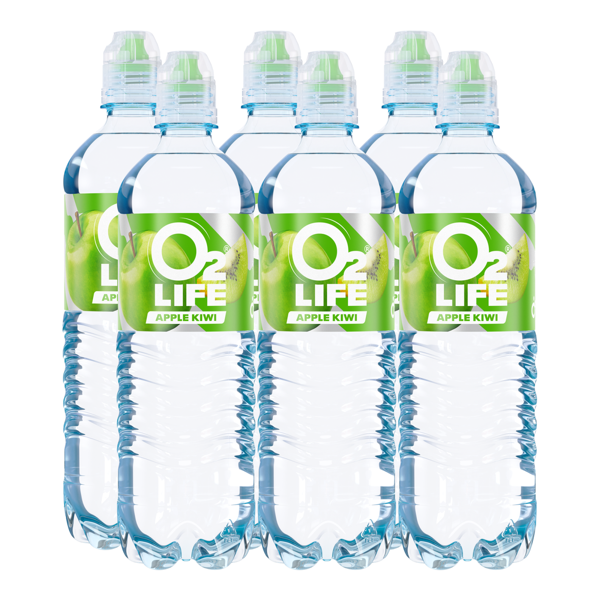 O2life æblekiwi (6x 750 ml)