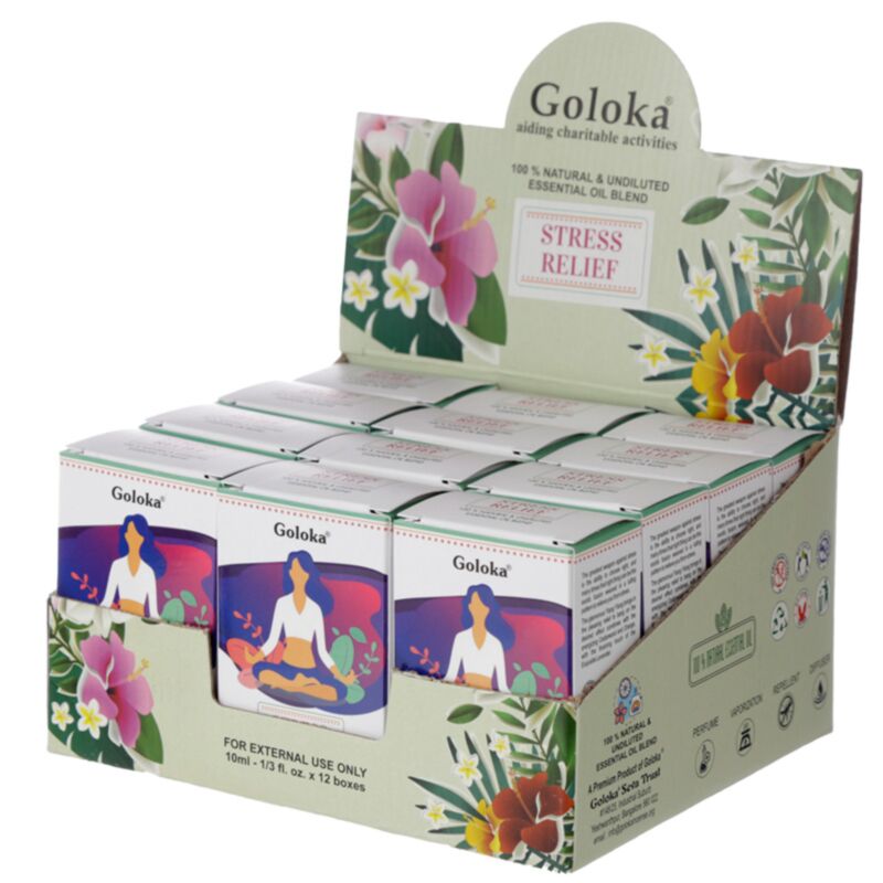 Afstress - goloka æterisk olieblanding 10ml
