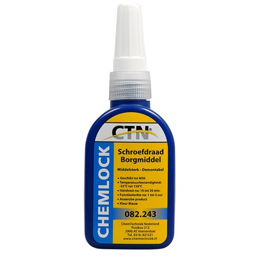 Loctite CTN 243 Borgic Agent Blue Middelsterk 50ml