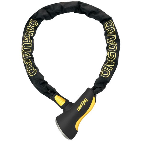 Onguard mastifflås ø10 mm sort længde 110 cm