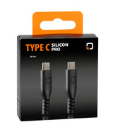 Optiline silikonekabel USB type C > USB type C - 60 cm