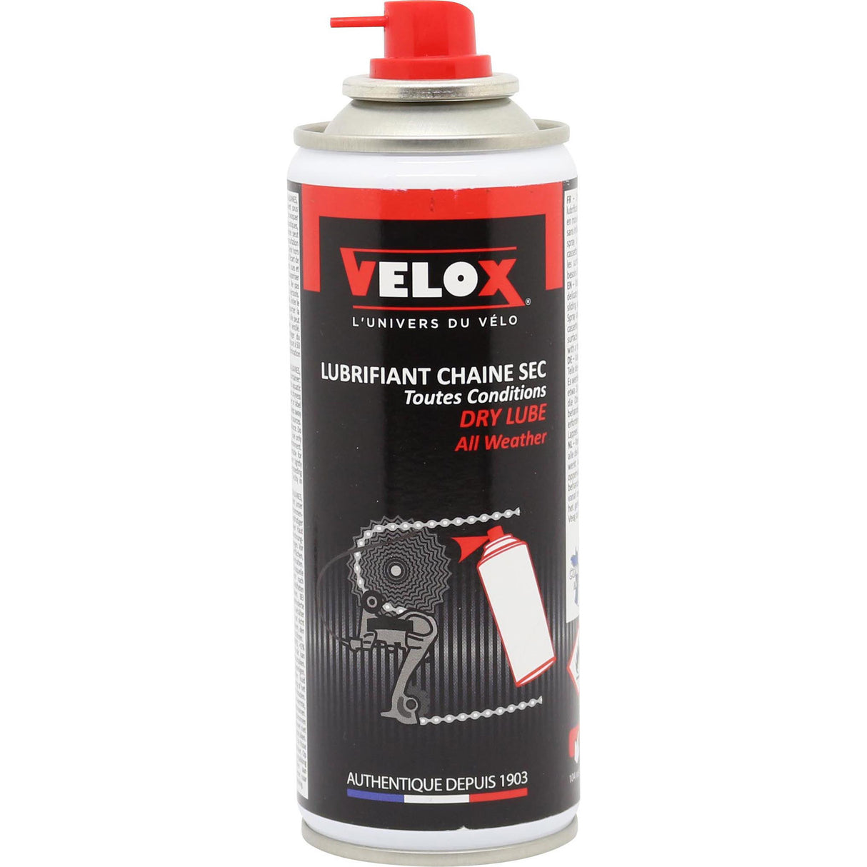 Velox kædeolie tør glidecreme 200ml