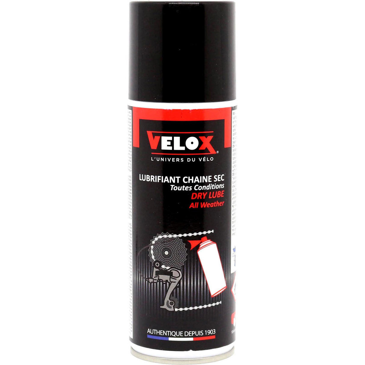 Velox kædeolie tør glidecreme 200ml