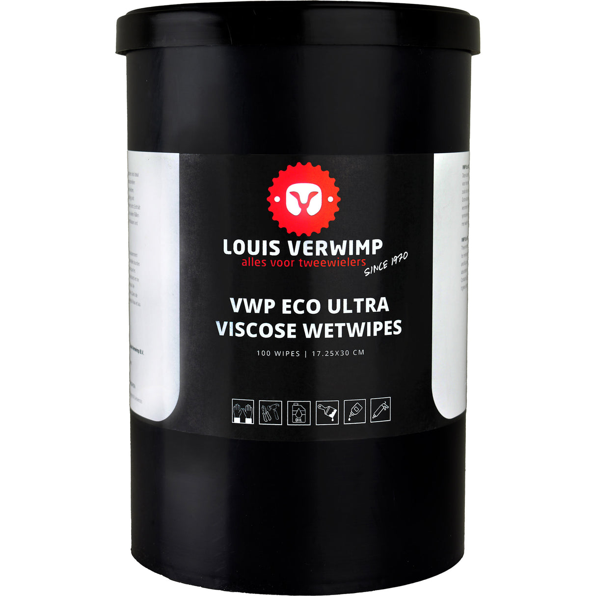 VWP -rengøringsklude Eco Ultra Viscose Wetwipes (100.)