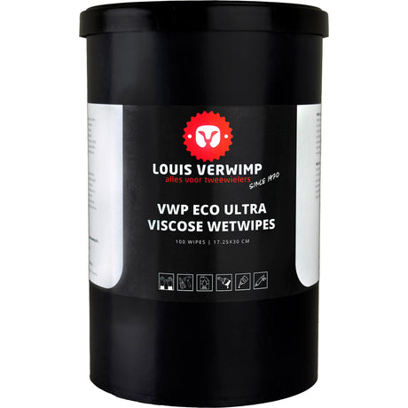 VWP -rengøringsklude Eco Ultra Viscose Wetwipes (100.)