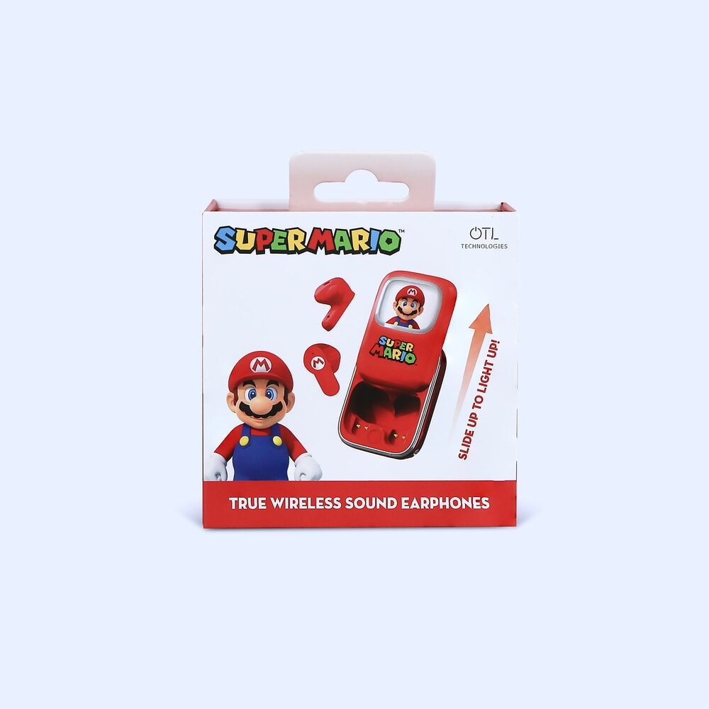 Otl technologies bluetooth slide tws øretelefoner super mario (sm1278)