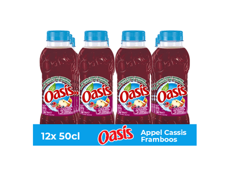 Oasis apple cassis hindbærhætte (12x50cl)