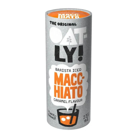 Oatly is-kaffe karamel macchiato (12x 235 ml)