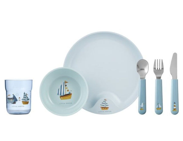 Mepal børneservice - mio - 6 - stk - sæt - sailors bay