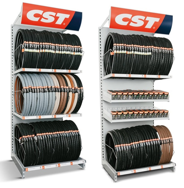 CST Bandenschap Option 3 med plads til cirka 125 udendørs og 240 indre rør.