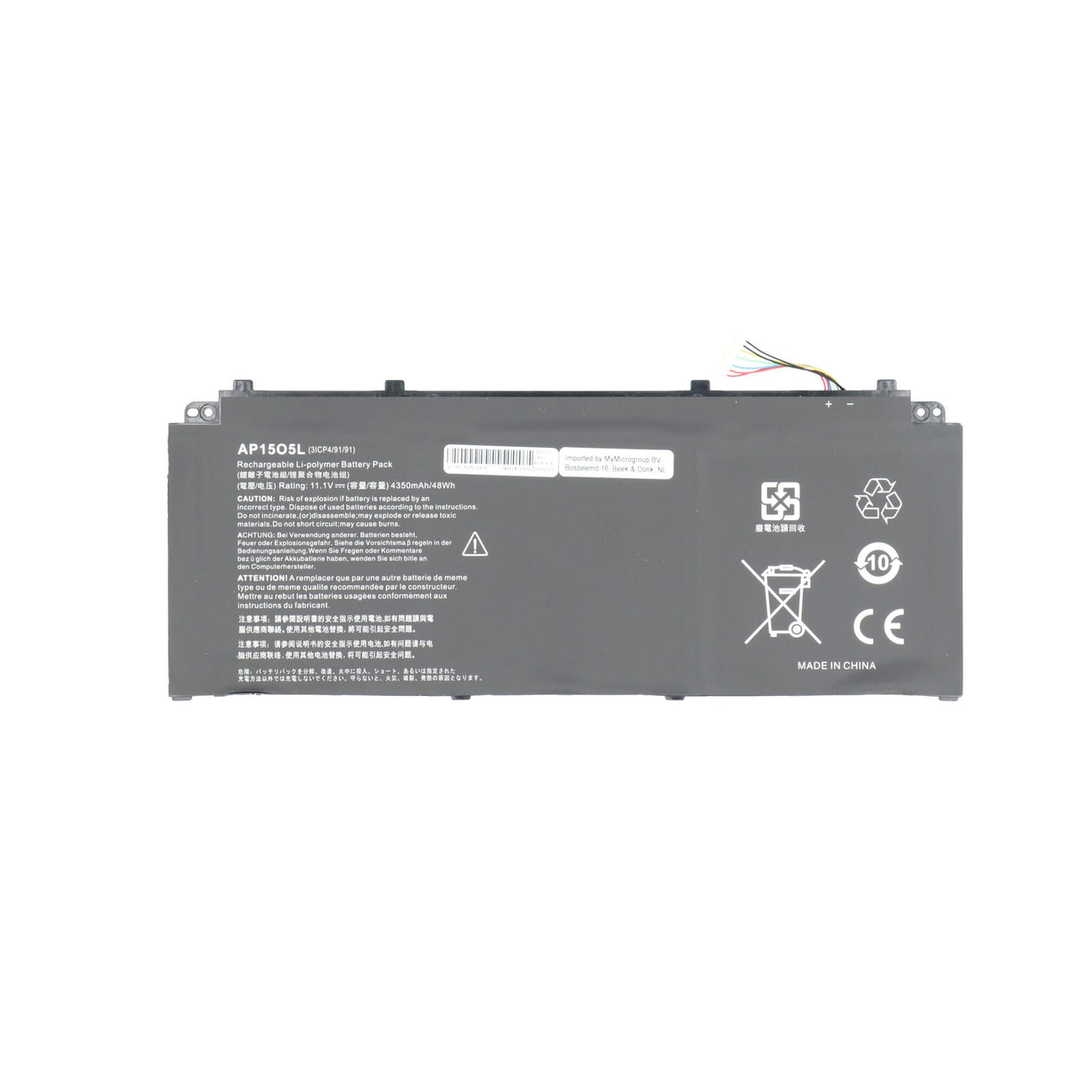 Laptop batteri 4350mah